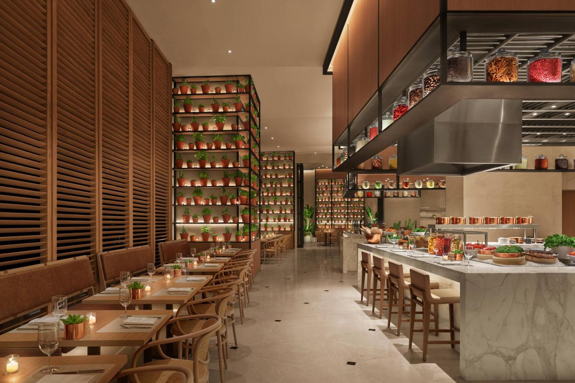 The Abu Dhabi Edition Екстер'єр фото The interior of the restaurant